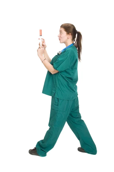 Mężczyzna pielęgniarka lub lekarz — Zdjęcie stockowe