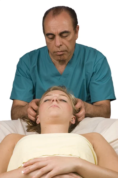 Woman having Massage — Stock Photo, Image