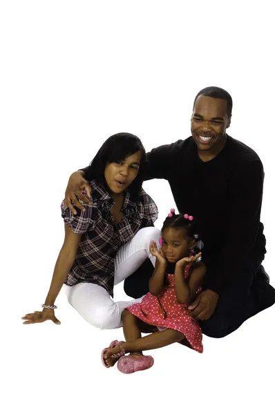Afryki amerykański rodziny — Zdjęcie stockowe