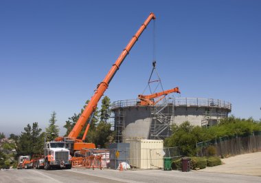 Crane lifting crane clipart