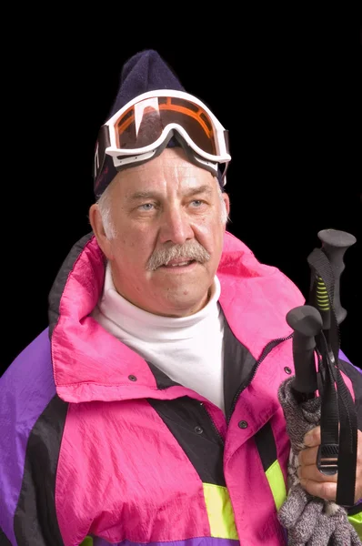 Esquiador de baby-boomer — Fotografia de Stock