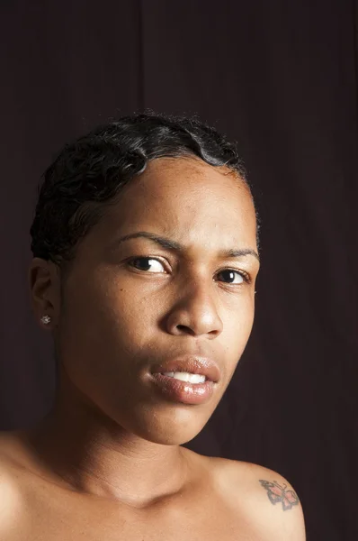 美丽的黑人女人 — 图库照片