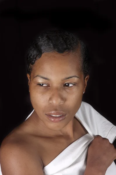Piękna czarna kobieta — Zdjęcie stockowe