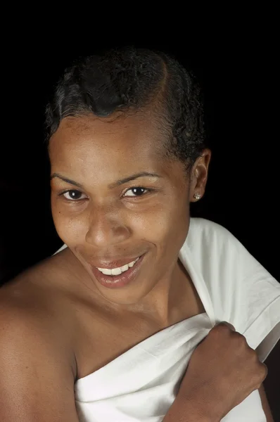 Schöne schwarze Frau — Stockfoto