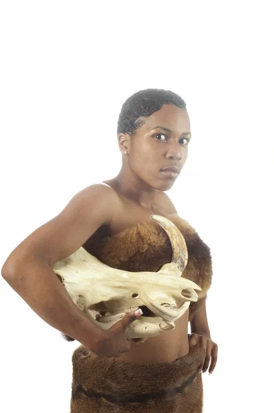Wild zwarte vrouw — Stockfoto