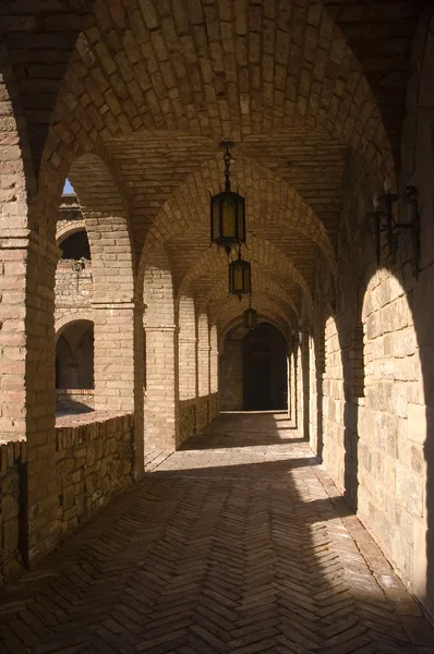 stock image Arches of the cloister