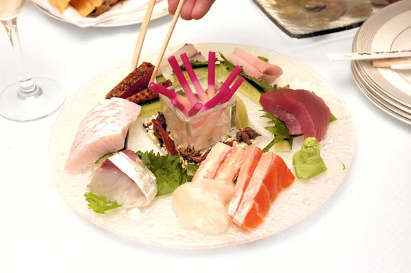Płyty sashimi — Zdjęcie stockowe
