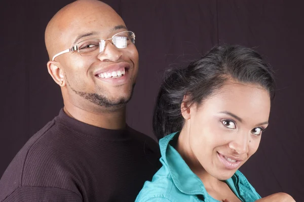 Loving african american couple — Stock Photo, Image