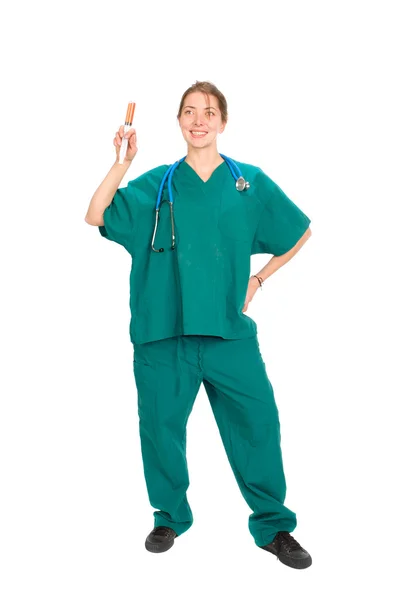 Enfermeira ou médico — Fotografia de Stock