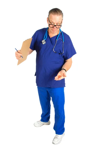 Enfermeira ou médico — Fotografia de Stock