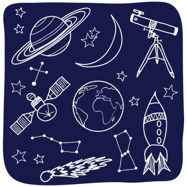 astronomi - uzay ve gece gökyüzü nesneleri