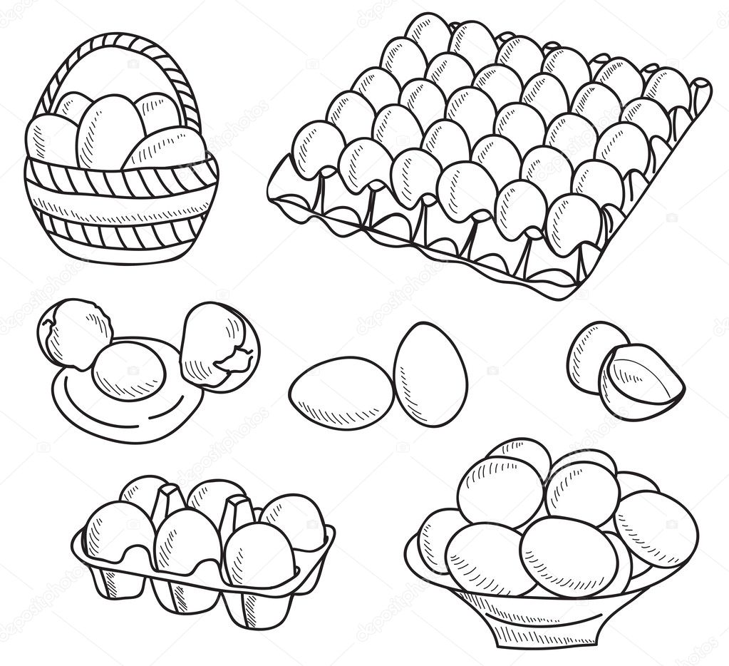 Illustration of eggs