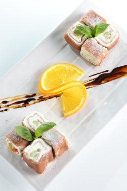 frest ve lezzetli sushi