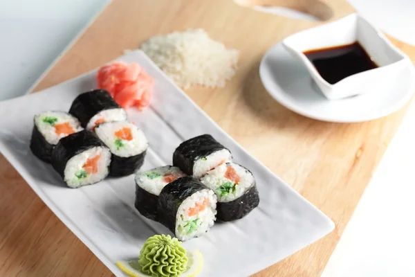 新鮮でおいしい寿司 — ストック写真