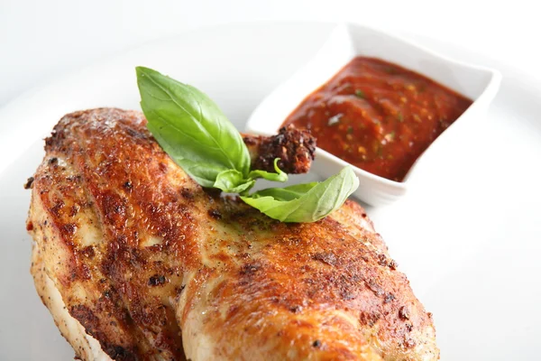 Teplé smažené kuře — Stock fotografie