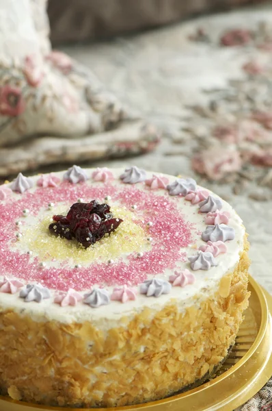 Handmade filbert cake — Stock Photo, Image