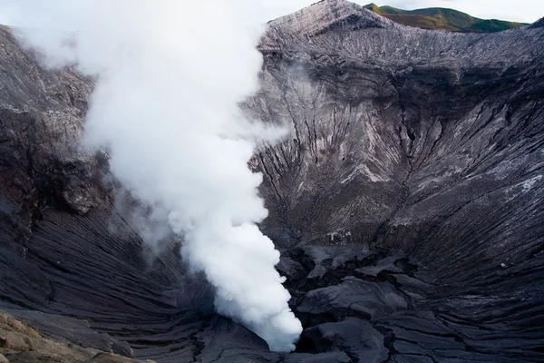 stock image Smoke Plume of Mount Bromo Java Volcano