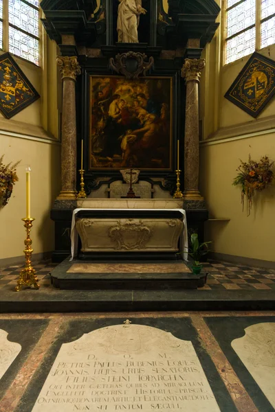 stock image Peter Paul Rubens Tomb Grave Jacobskerk Antwerp