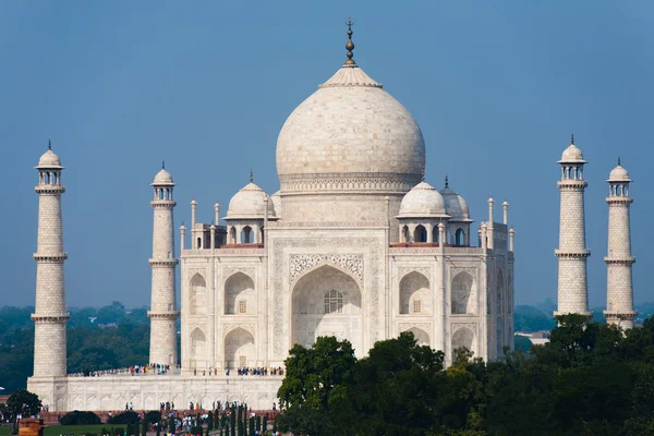 Giorno Taj Mahal a Distanza India — Foto Stock