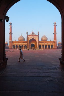 Şafak jama masjid ana cami delhi çerçeveli