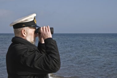 Sailor with Binoculars clipart