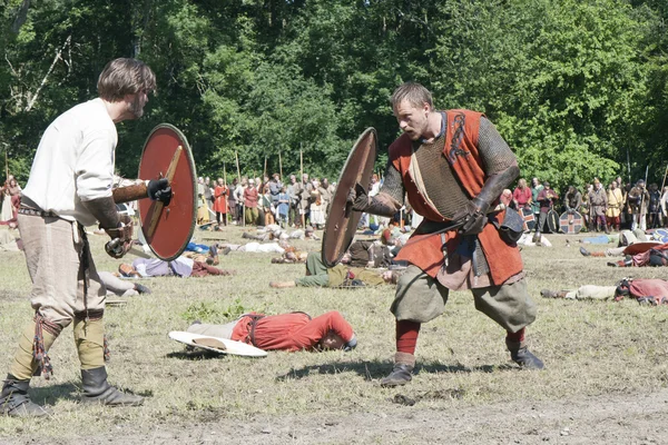 Lucha contra los vikingos —  Fotos de Stock