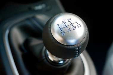 Sportscar gear shifter clipart