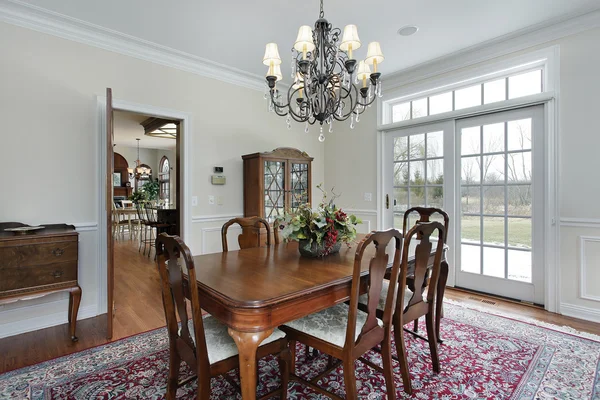 Dining room in suburban home — Stock Photo, Image
