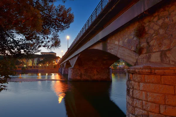 stock image Chiavari bridge