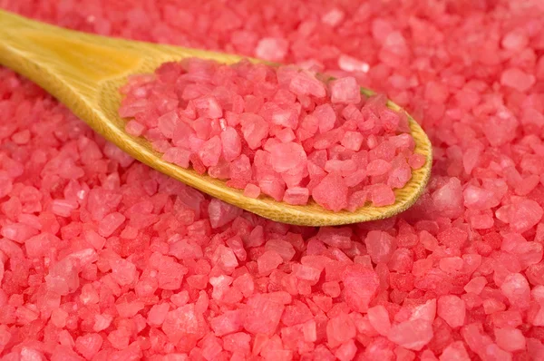 Sól morska różowy teksturowanej — Zdjęcie stockowe