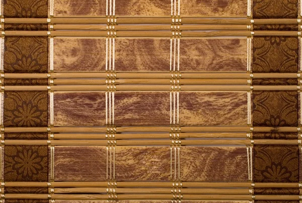 Textur von Bambusmatten — Stockfoto
