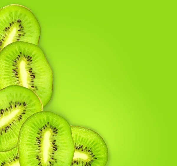 Kiwifruktskiver – stockfoto