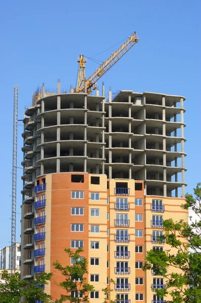 stock image Construction of a new building