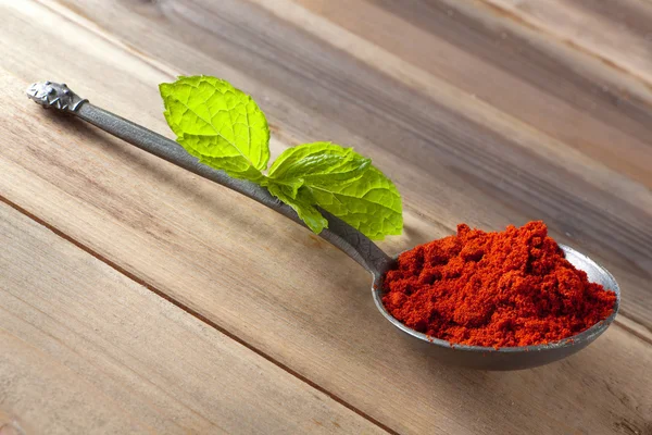Paprika powder spice — Stock Photo, Image