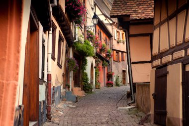 Streets of Eguisheim clipart