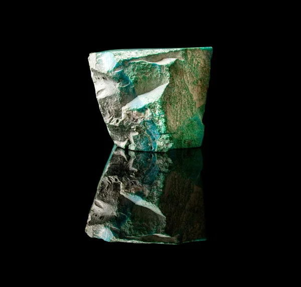 Pedra de malaquita áspera — Fotografia de Stock