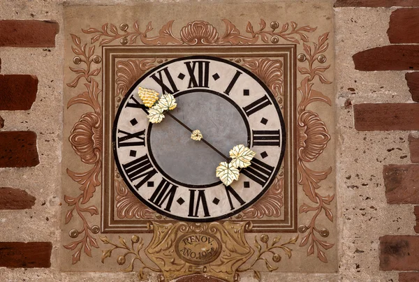 Αλσατία ρολόι του hunawihr — Φωτογραφία Αρχείου