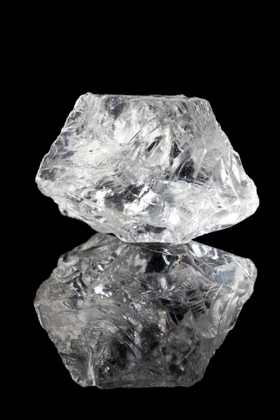Quartzo transparente ou cristal de rocha — Fotografia de Stock