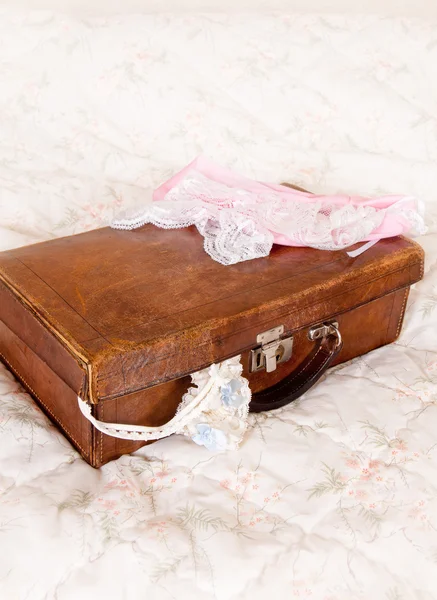 Bridal suitcase — Stock Photo, Image