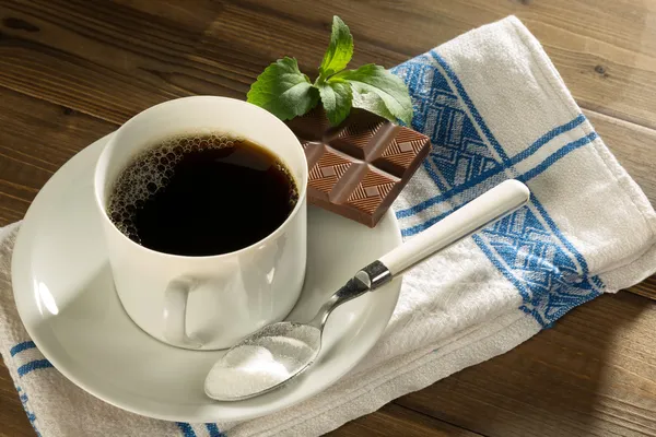 Doğal şekerli stevia çikolata — Stok fotoğraf