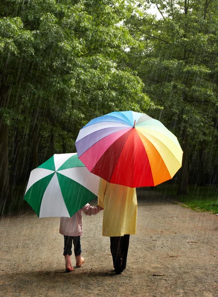 Dos paraguas — Foto de Stock