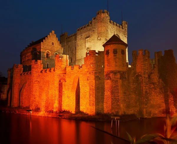 Stock image Fortress by night