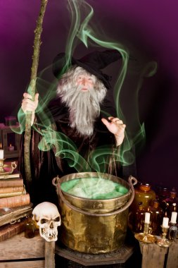 Sorcerer's soup clipart