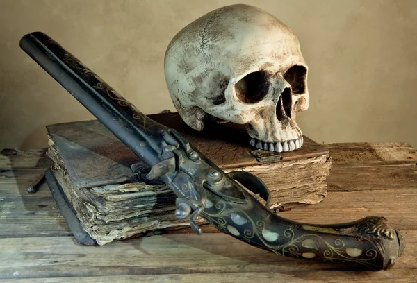 Old master skull — Stock Photo, Image