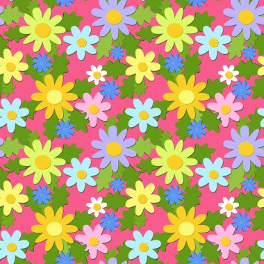 Summer bright meadow clipart