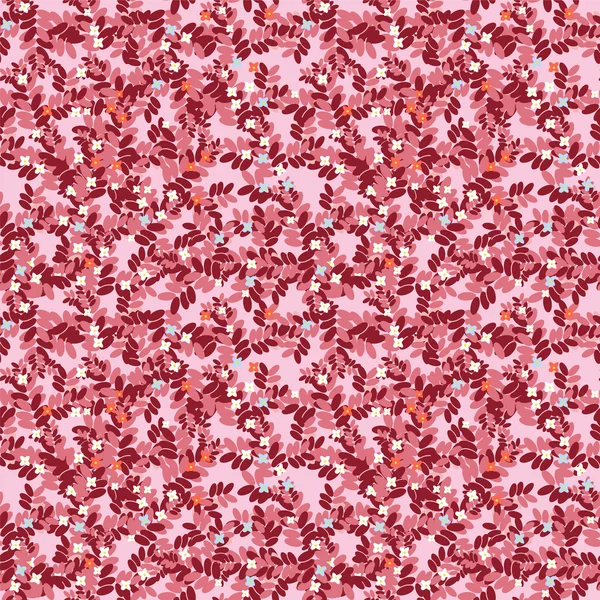 Weide roze naadloze ornament — Stockvector
