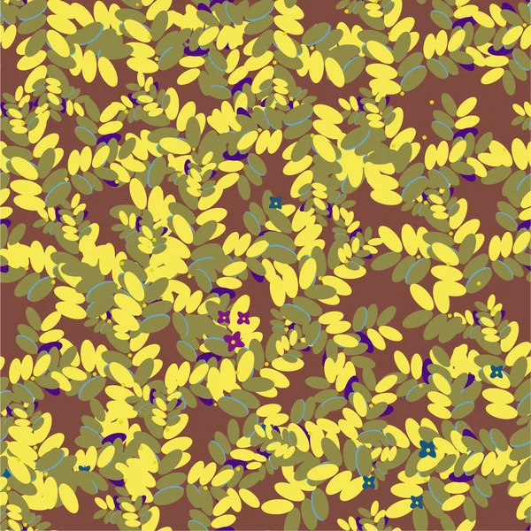 Осенние листья бесшовная текстура — стоковый вектор