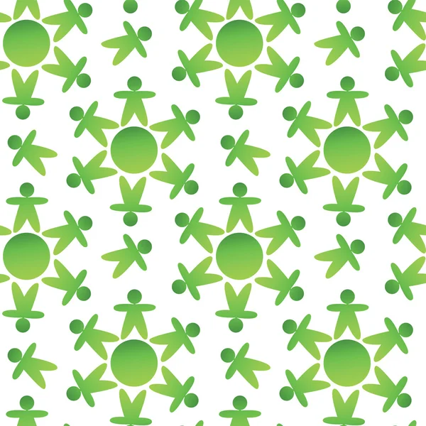 녹색 생태 패턴 — 스톡 벡터