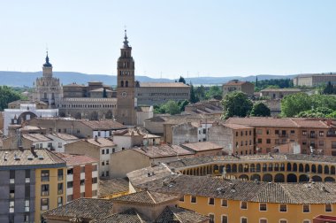 Panoramic view of Tarazona, Saragossa ( Spain) clipart