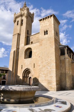 Church of the Saviour, Ejea, Zaragoza (Spain) clipart